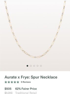 Aurate New York x Frye Necklace
